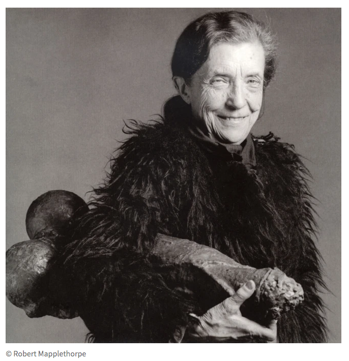 Louise Bourgeois et sa fillette par Robert Mapplethorpe - 1982