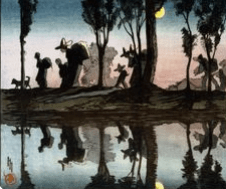 Moonlight Helen Hyde (1868-1919), On The Viga Canal, 1912