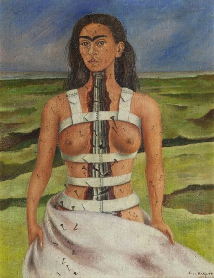 La colonne cassée par Frida Kahlo (Musée Dolores Olmedo)