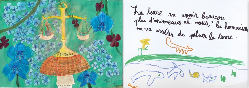 Galerie Kamel Mennour What world do you see after this ? - Joan, 9 ans et Oscar, 5 ans