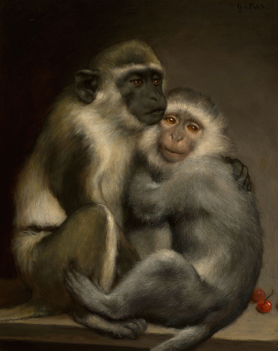 Abélard et Héloïse, Gabriel von Max (1840-1915) , après 1900, huile sur toile, os Altos Hills (CA), The Jack Daulton Collection © The Jack Daulton Collection