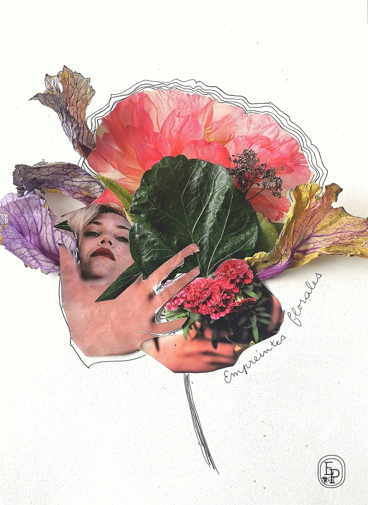 Collage floral © Emilie Pruvost