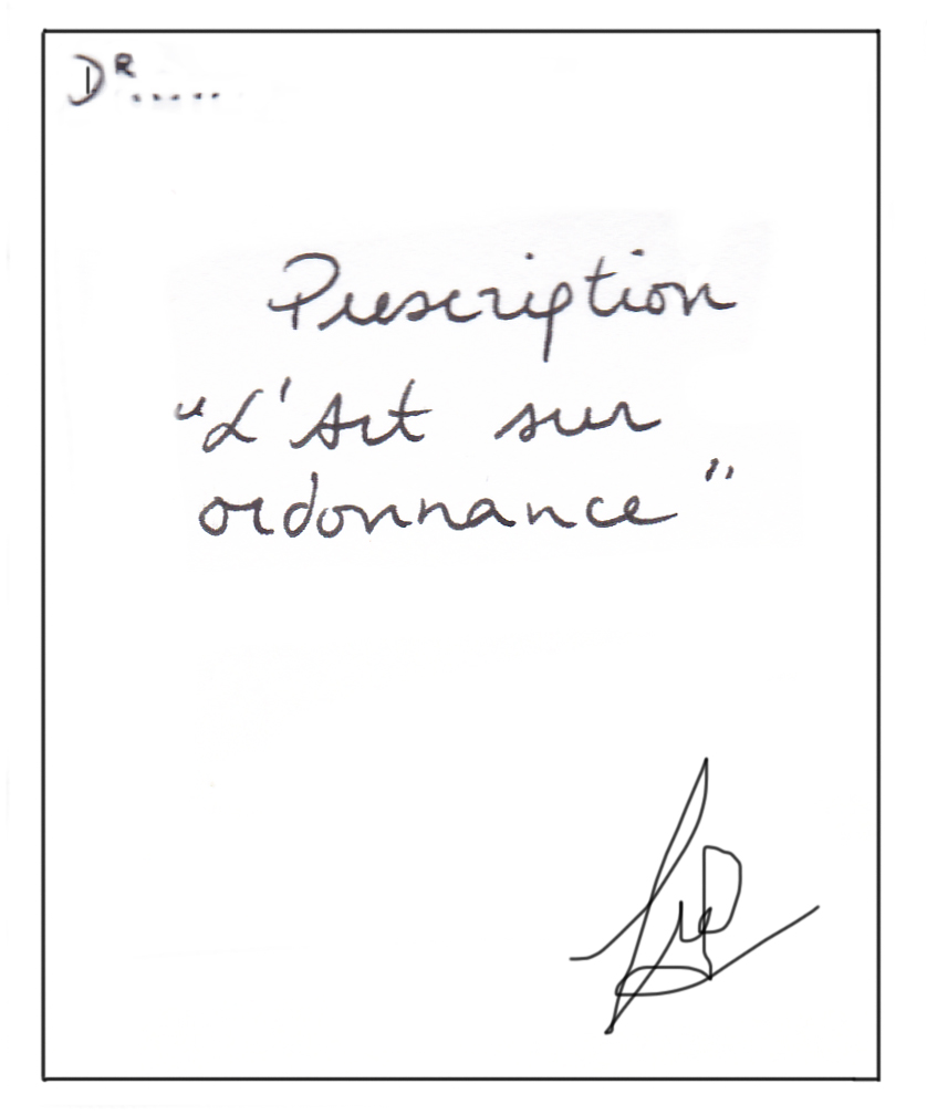 L'art sur prescription - © Soin des sens