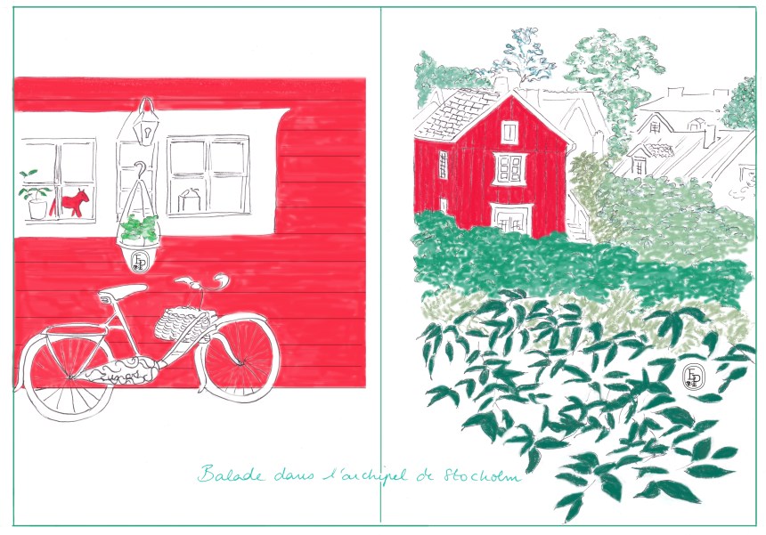 Carnet de voyage - Archipel de Stockholm - © Émilie Pruvost tous droits réservés